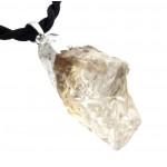 Natural Himalayan Quartz Electroplated Pendant